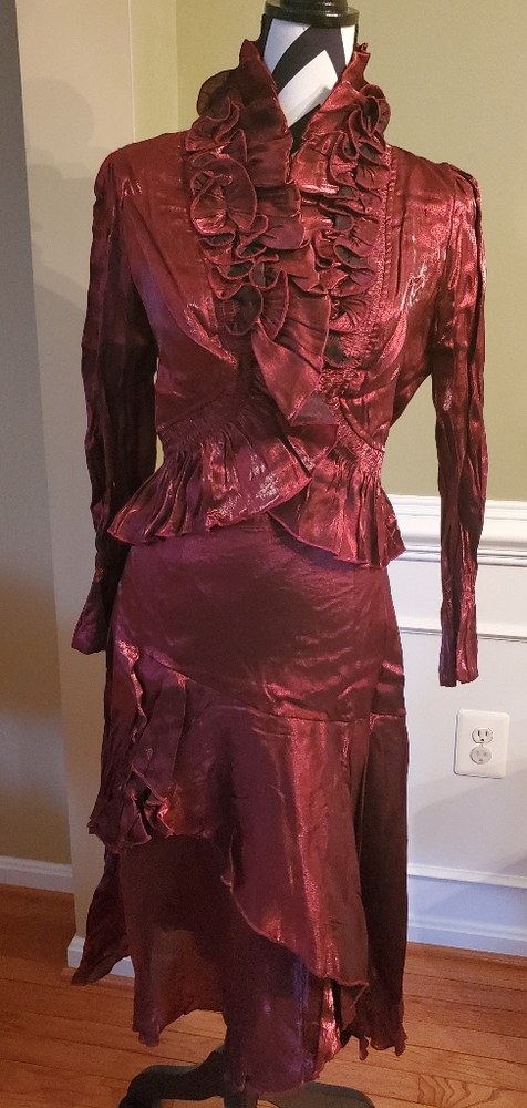 Rossi Roma - 2 piece silk/polyester, small